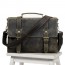 leather briefcase satchel for men