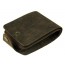 coffee Mens leather money clip wallet