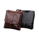 IPAD mens messenger bag leather