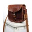 brown Vintage leather messenger bag