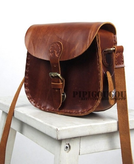 retro leather bag