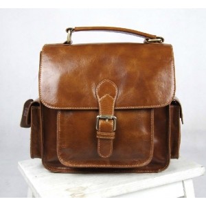 Leather man bag, leather mens messenger bag