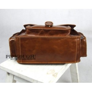 retro leather mens messenger bag