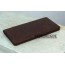 brown leather travel wallet for men