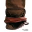 brown leather vintage backpack