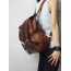womens leather vintage backpack