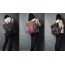 womens canvas leather backpacks