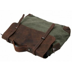 army green Messenger canvas bag