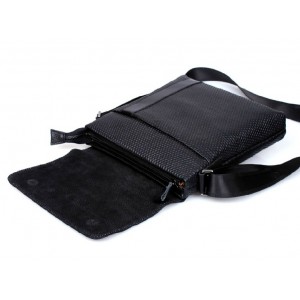 black messenger bag