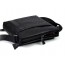 black Leather mens messenger bag