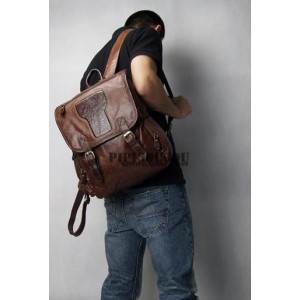 Retro notebook laptop bag for men