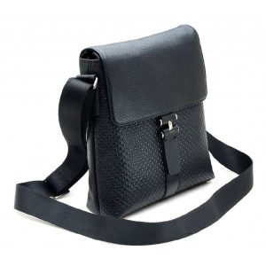 black Leather man bags