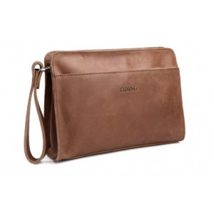 Leather clutch bag, genuine leather bag