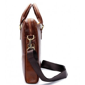 brown 14 laptop bag briefcase