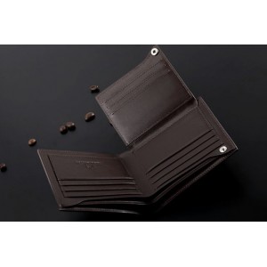 bronze Mens leather wallets,