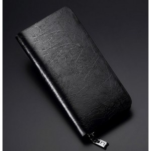 Personalized leather wallet for men