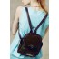 brown vintage backpack