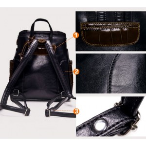 girls Stylish leather backpacks