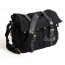 black Canvas shoulder messenger bag