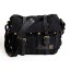 black 14 inch laptop canvas leather satchel