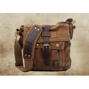 small canvas messenger bag men