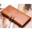 Leather tri fold wallet