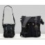 black men's canvas satchel