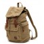 khaki Casuel canvas backpack