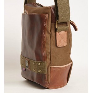 khaki military canvas messenger bags for men