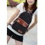 black small sling backpack