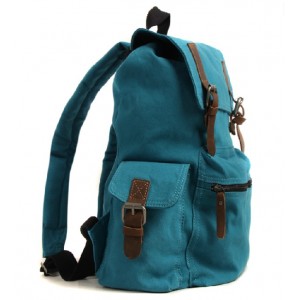 blue casual backpack