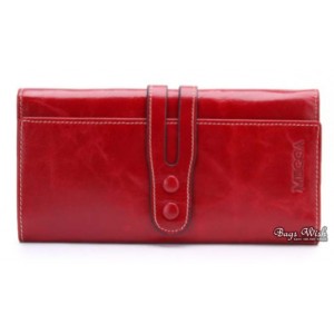 red money clip wallet