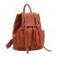 brown daypack backpack