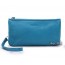 blue Real leather wallet