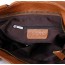 cowhide Courier shoulder bag