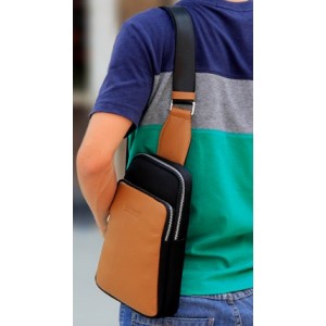 shoulder sling bag black