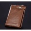 Soft leather wallet brown