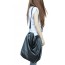 black Faux leather handbag