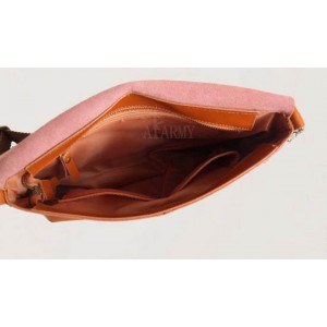 cowhide shoulder messenger bag