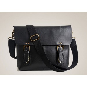 black Awesome messenger bag