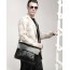 black shoulder messenger bag