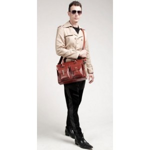 cowhide Leather briefcase bag