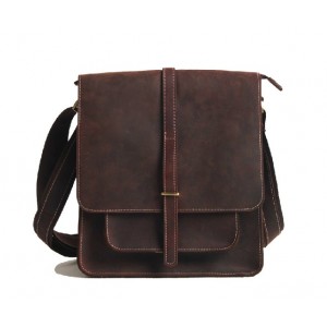 Leather messenger bags for men