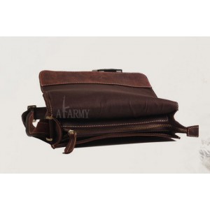 cowhide funky messenger bag