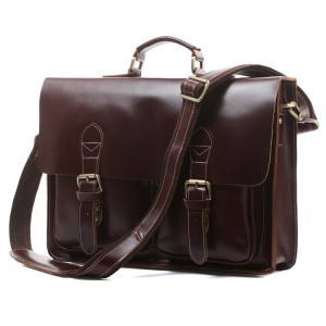 coffee Luxury leather briefcases