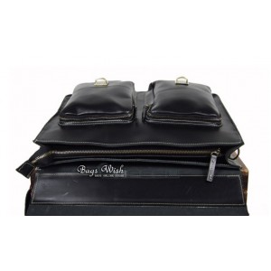 black 14 inch laptop travel briefcase