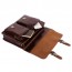 laptop travel briefcase brown