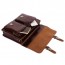 laptop travel briefcase brown