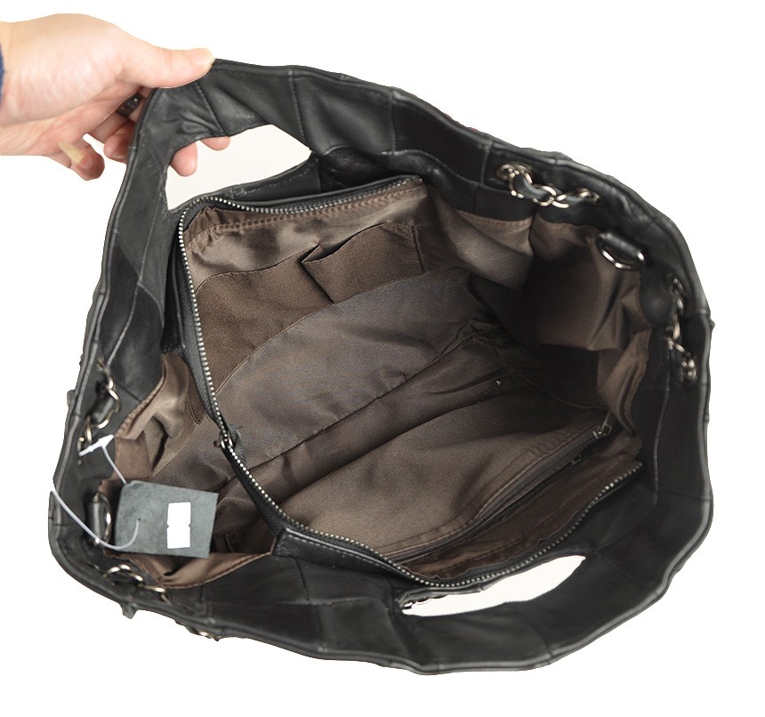 Brown leather satchel handbag, cheap leather handbag - BagsWish