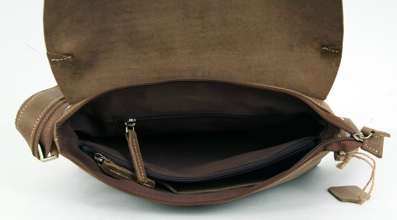 Leather satchel mens, professional messenger bag - BagsWish